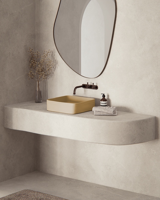 Cast basin - Custard