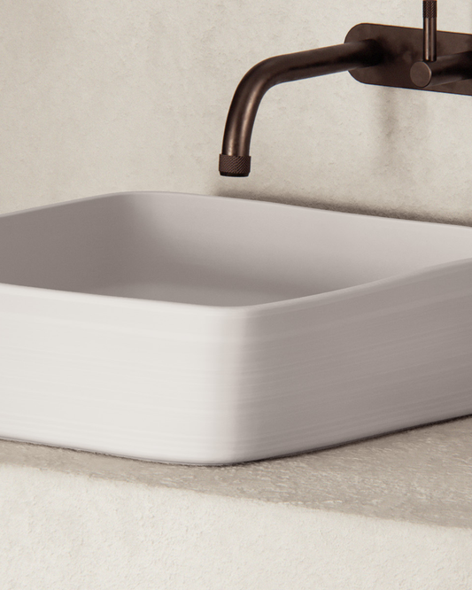 Cast basin - Ivory