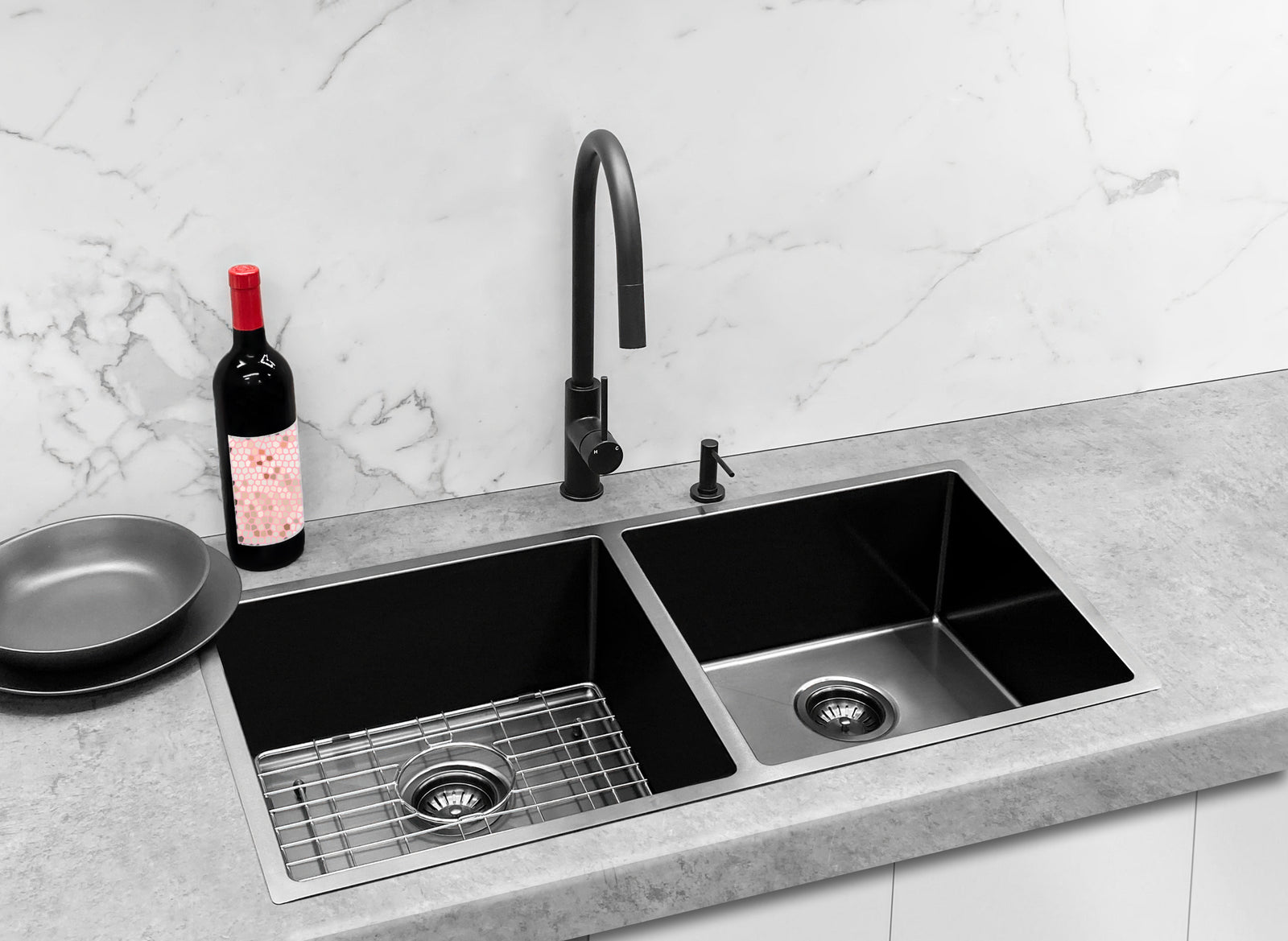 Lavello Protection Grid for MKSP-D760440 (2pcs) - Polished Chrome