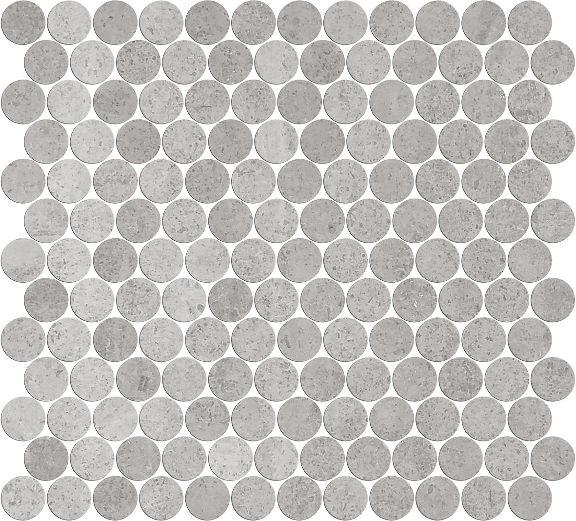 New Grey Penny Mosaic