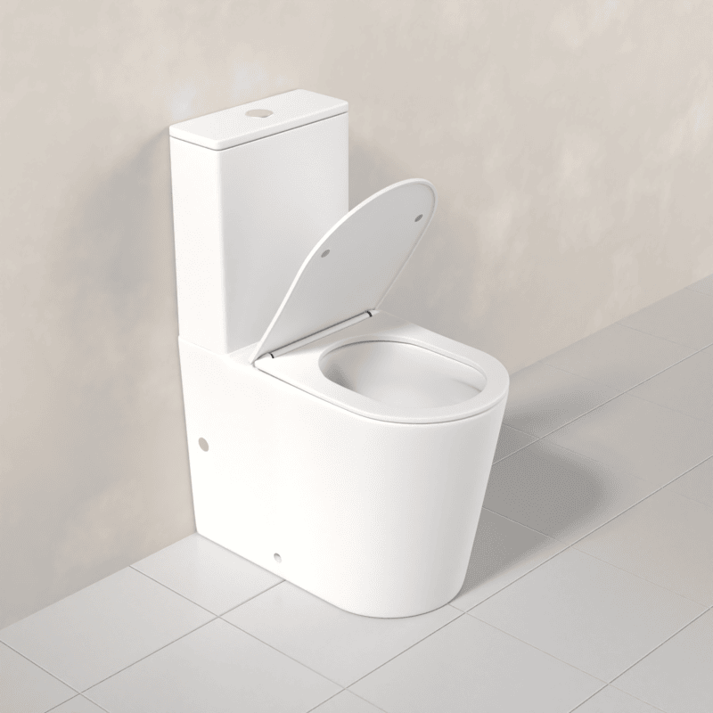 Azaria Matte White + Geberit Cistern