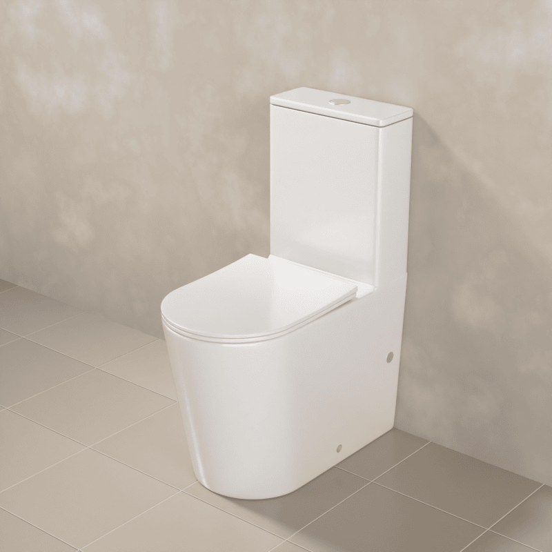Azaria Matte White + Geberit Cistern