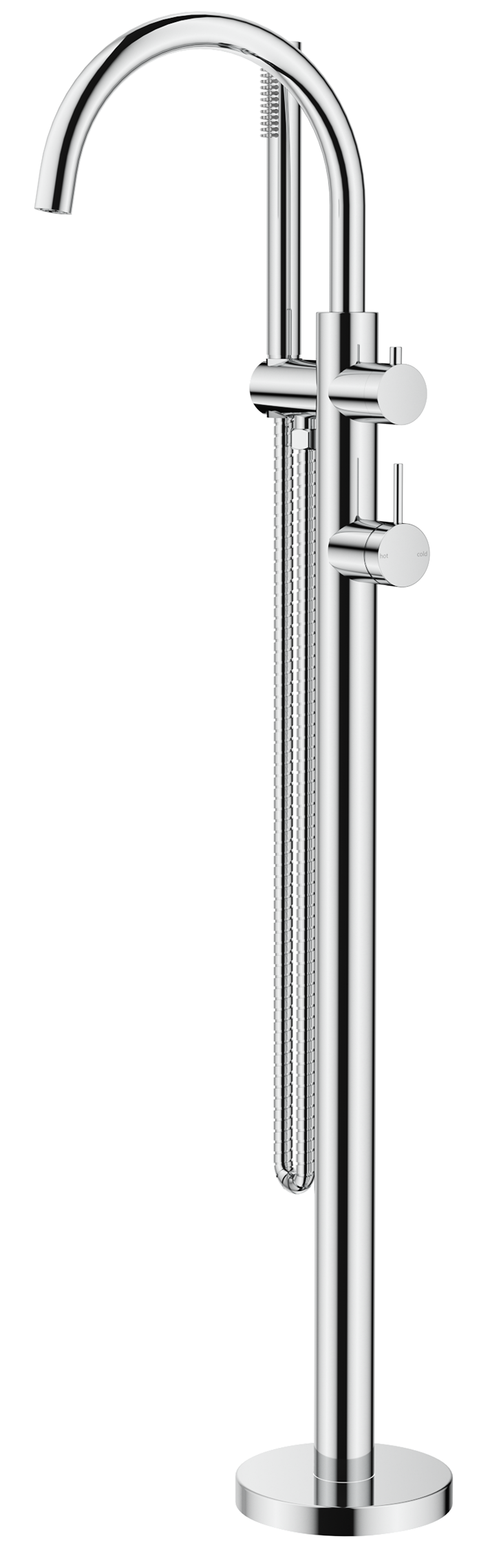 Mica Freestanding Bath Mixer with Hand Shower