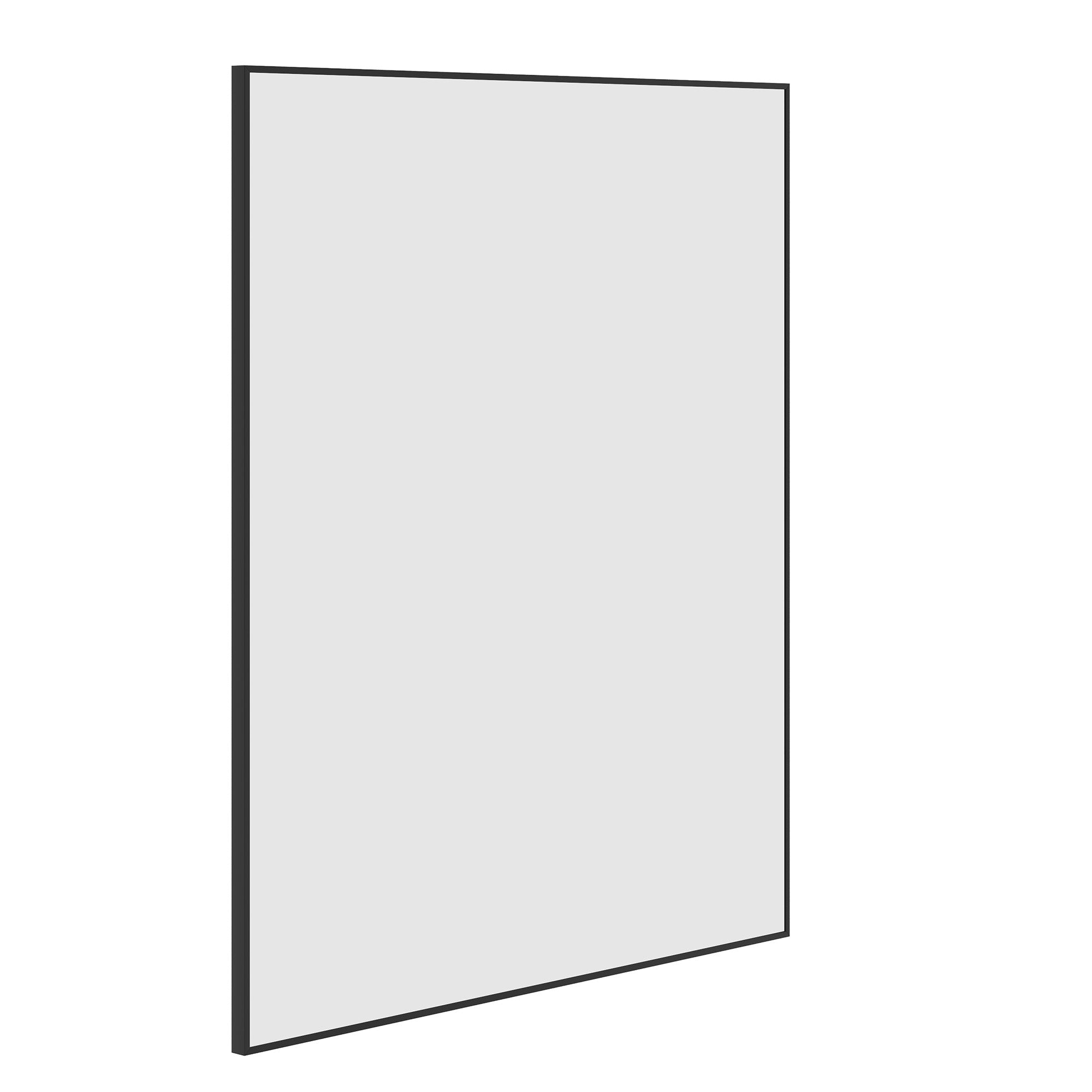 Carson Rectangle Black Framed Mirror - 900X750Mm