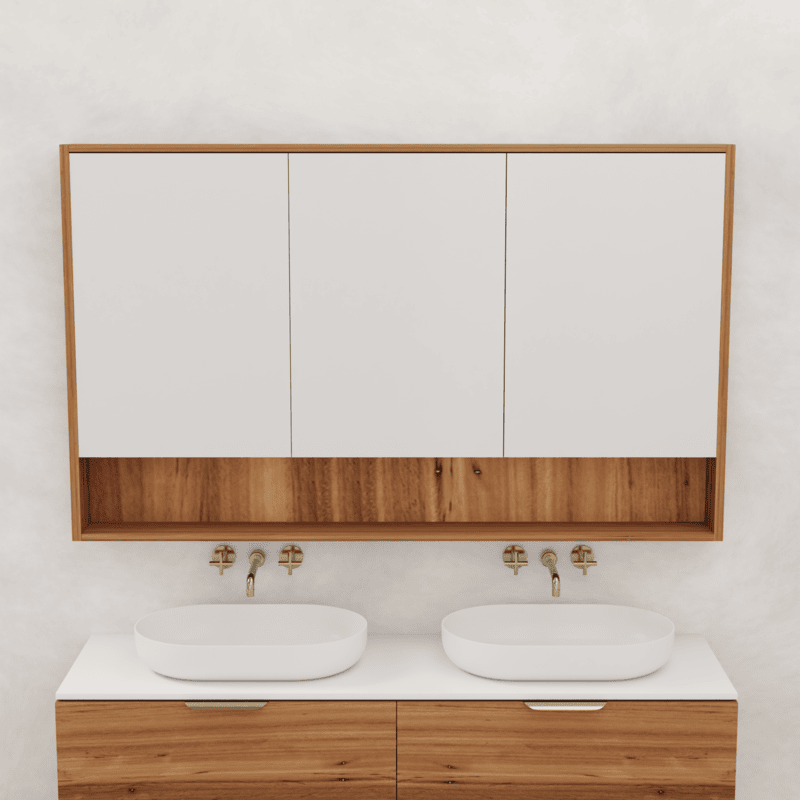 Carini Shaving Cabinet Blackbutt - 1500