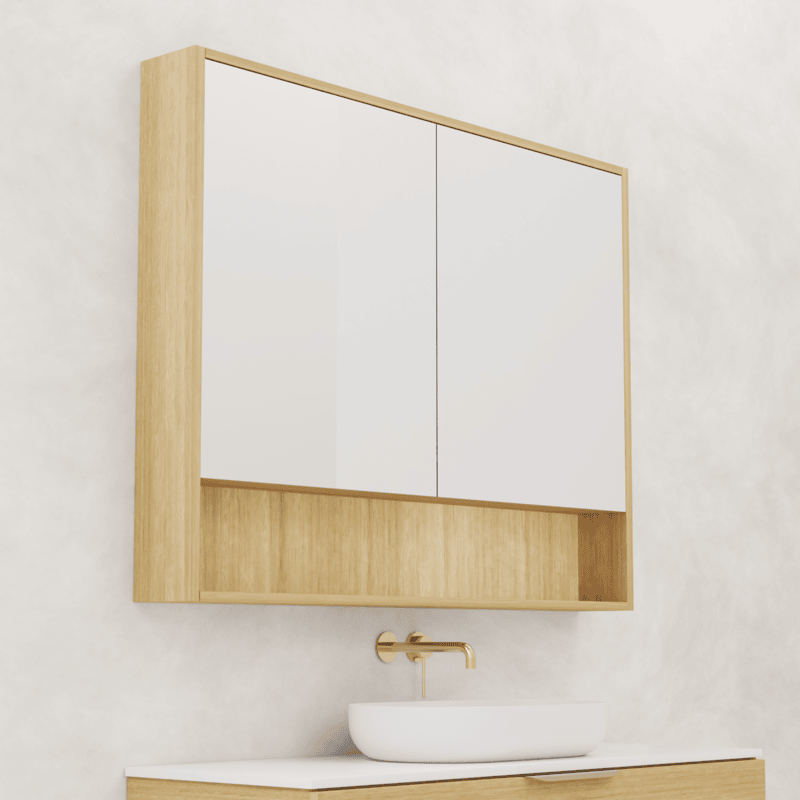 Carini Shaving Cabinet Light Oak - 1200