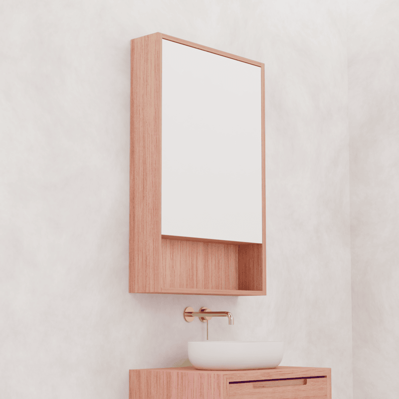 Carini Shaving Cabinet Victorian Ash - 600