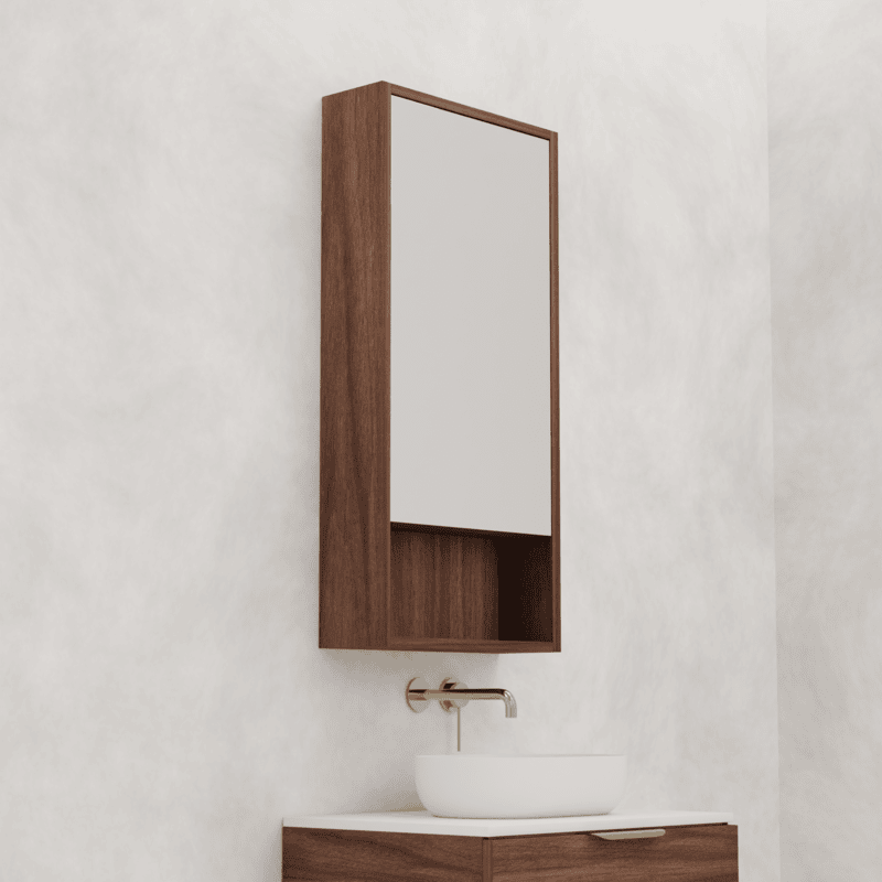 Carini Shaving Cabinet Walnut - 450