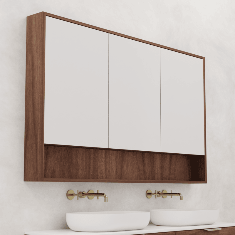 Carini Shaving Cabinet Walnut - 1500