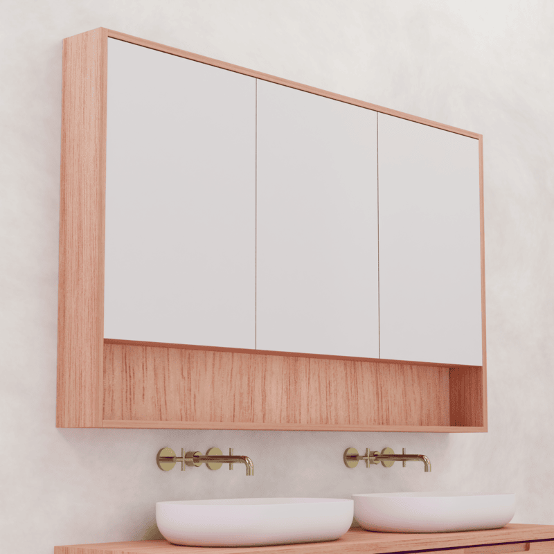 Carini Shaving Cabinet Victorian Ash - 1500