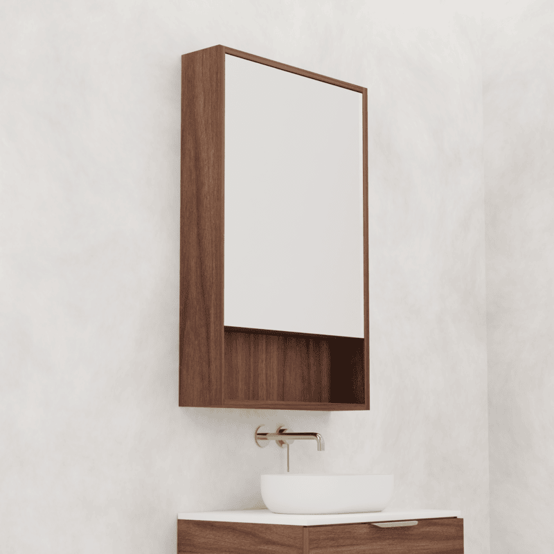 Carini Shaving Cabinet Walnut - 600