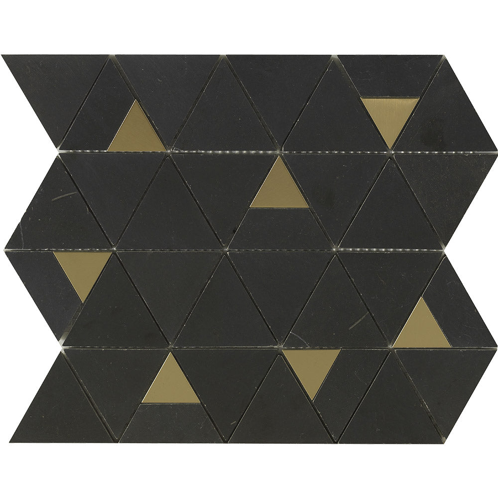 Imperial Pyramid Nero Marquina Mosaic