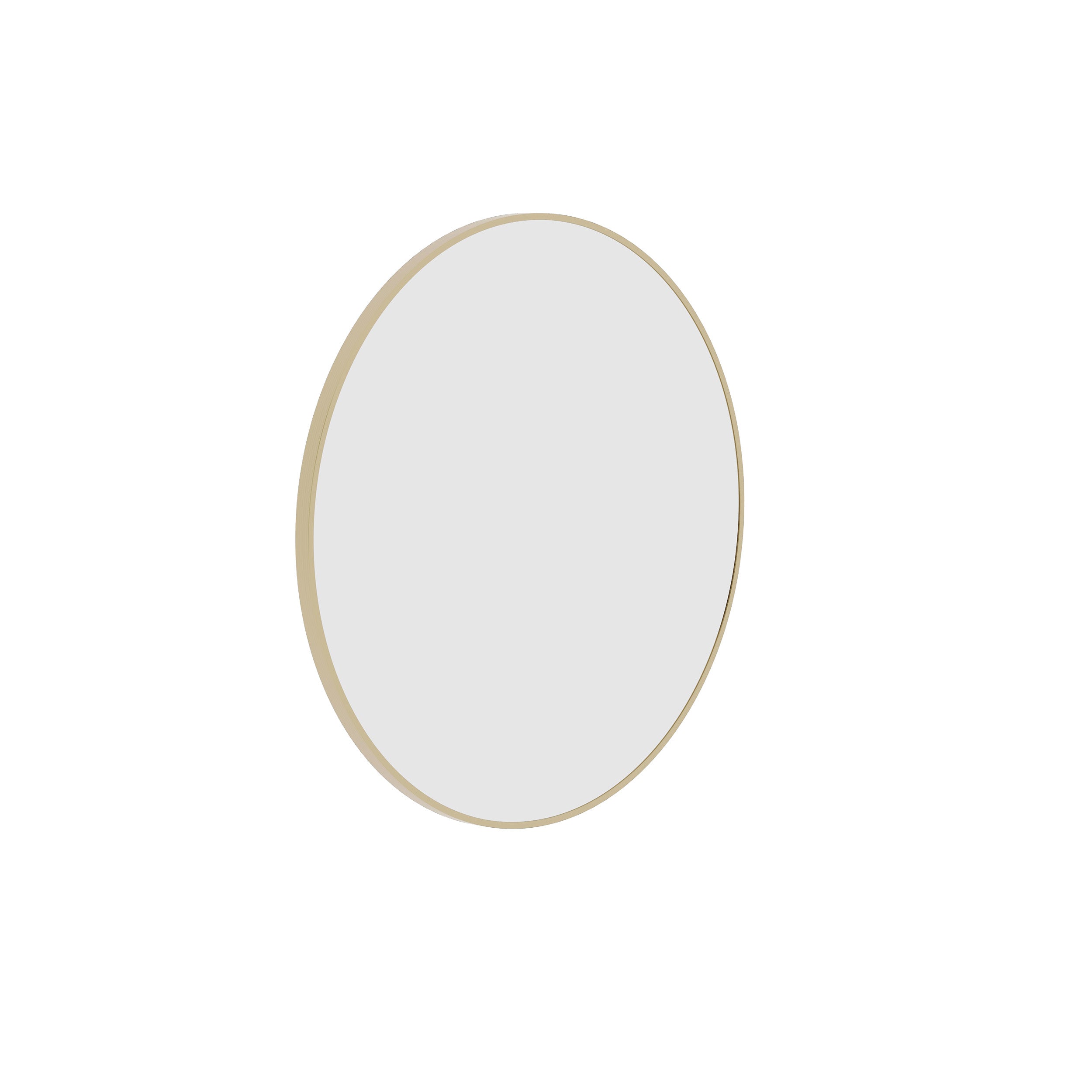 Georgia Round Gold Framed Mirror - 600Mmø