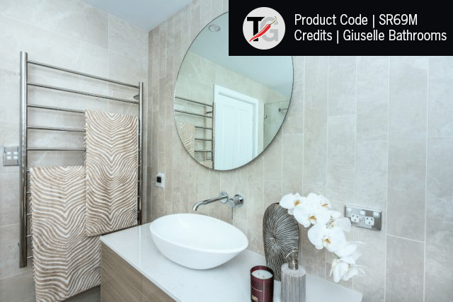 Thermorail Straight/Round 700x1200x122mm 128Watts 10 Bars