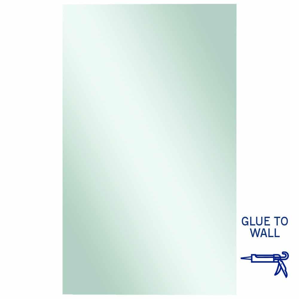 Jackson Rectangle Polished Edge Mirror - 1500X900Mm Glue-To-Wall