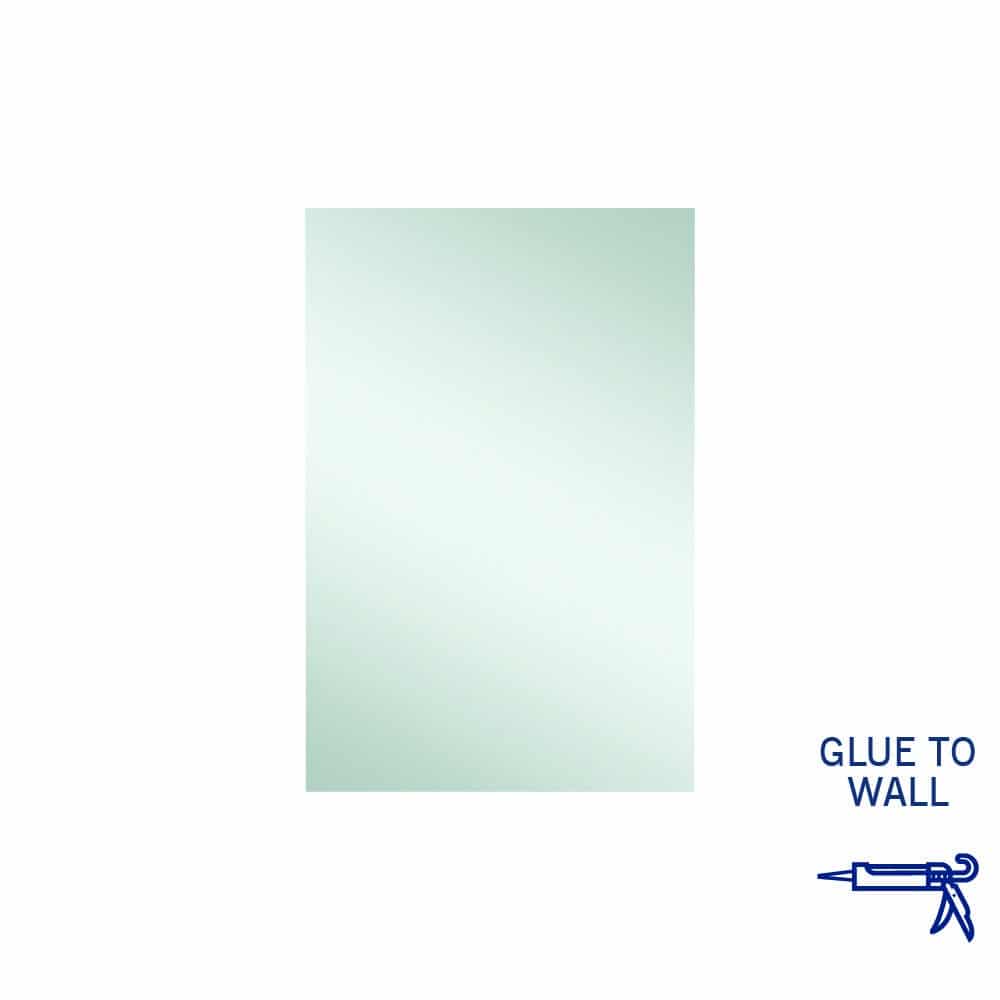 Jackson Rectangle Polished Edge Mirror - 600X900Mm Glue-To-Wall