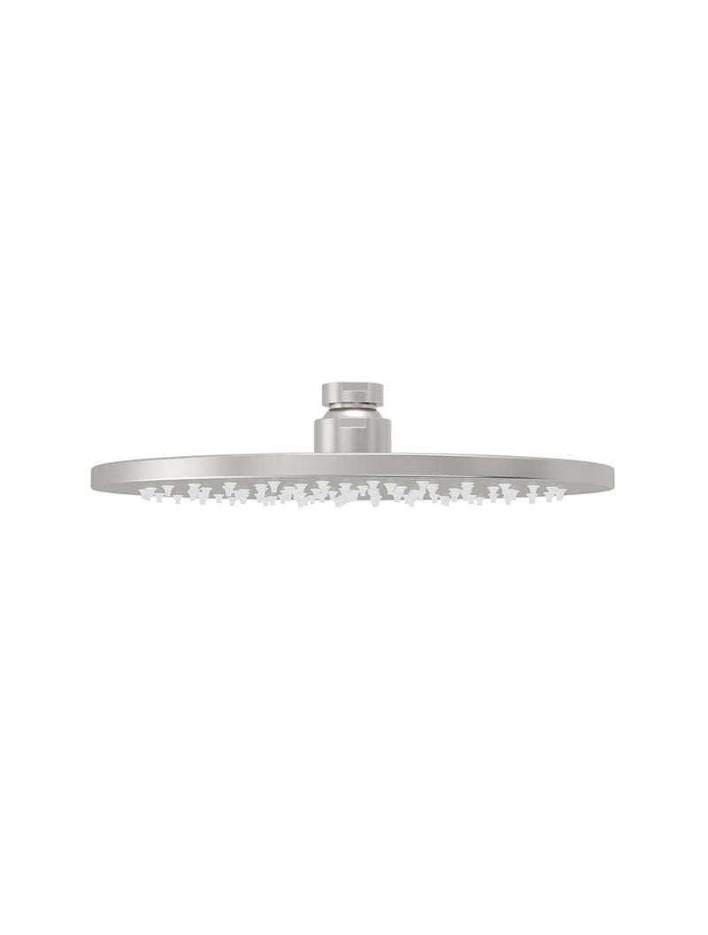 Round Shower Rose 200mm - PVD Brushed Nickel