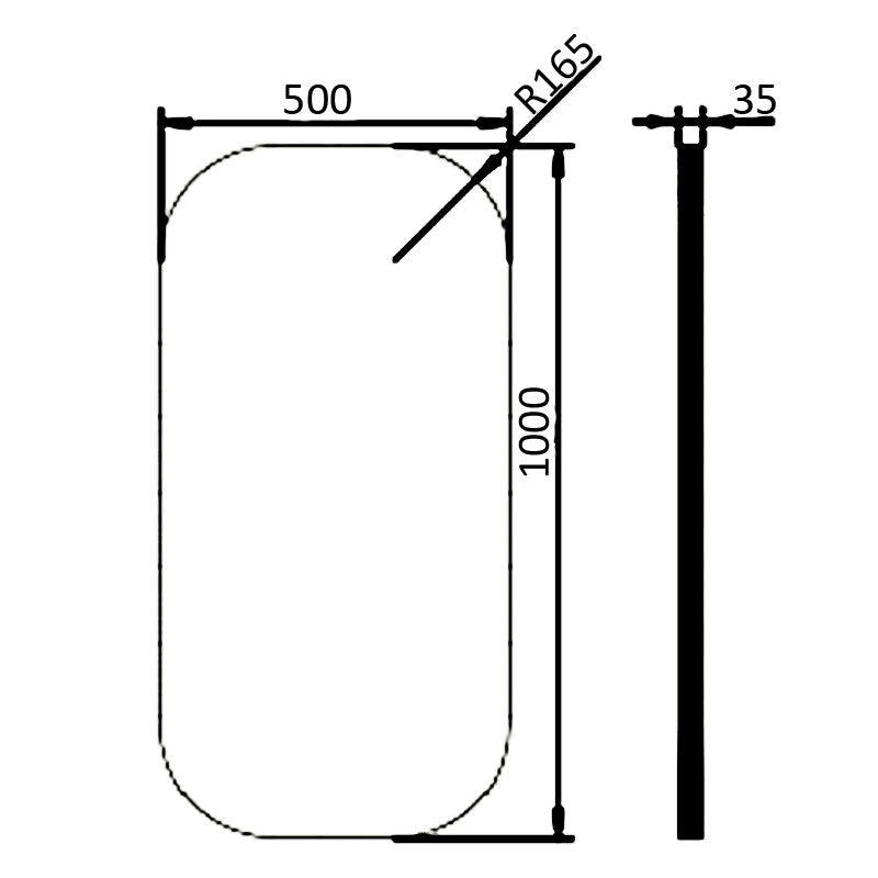 Bianca Oval Framed Mirror