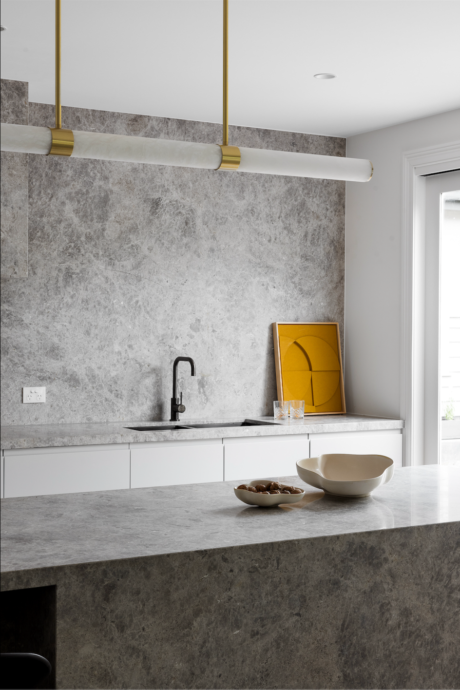 Round Kitchen Mixer Tap - Shadow Gunmetal