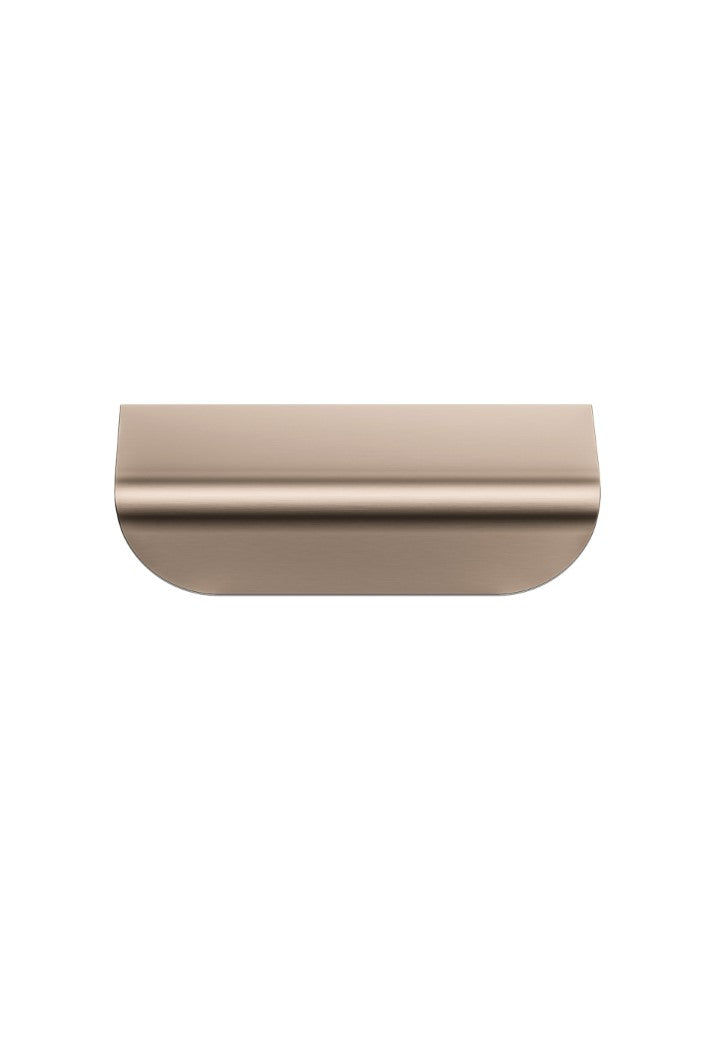 Öppen T-Pull Cabinet Handle Edge-Pull 75mm Cabinet Handle (Brushed) - PVD Champagne