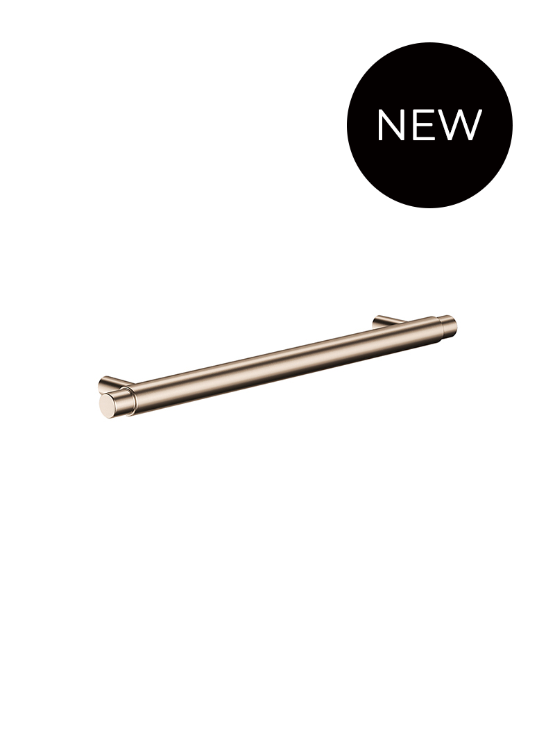 Öppen Round Pull 200mm Cabinet Handle (Brushed) - PVD Champagne