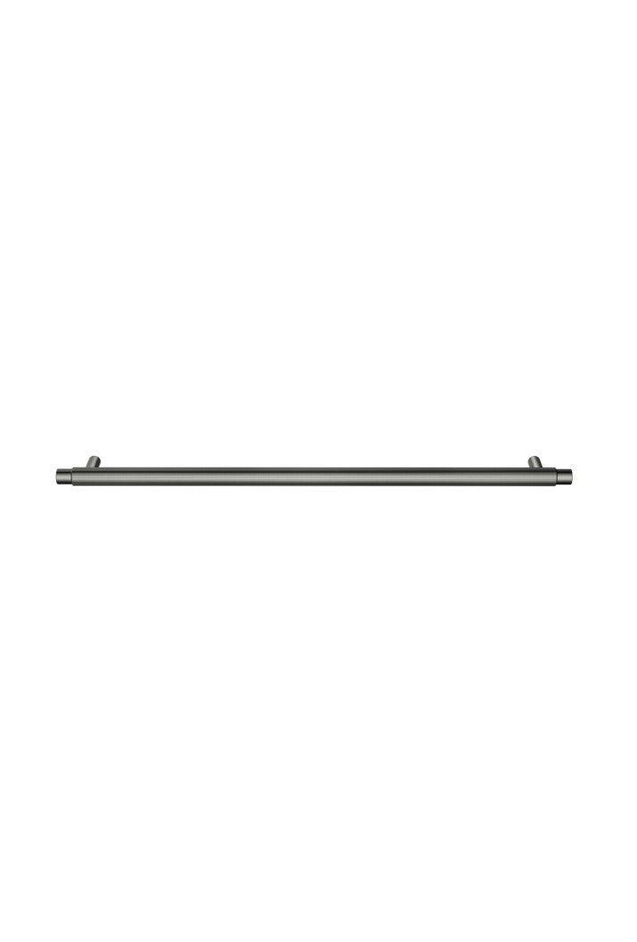 Öppen Round Pull 328mm Cabinet Handle (Linear Knurled) - Shadow Gunmetal