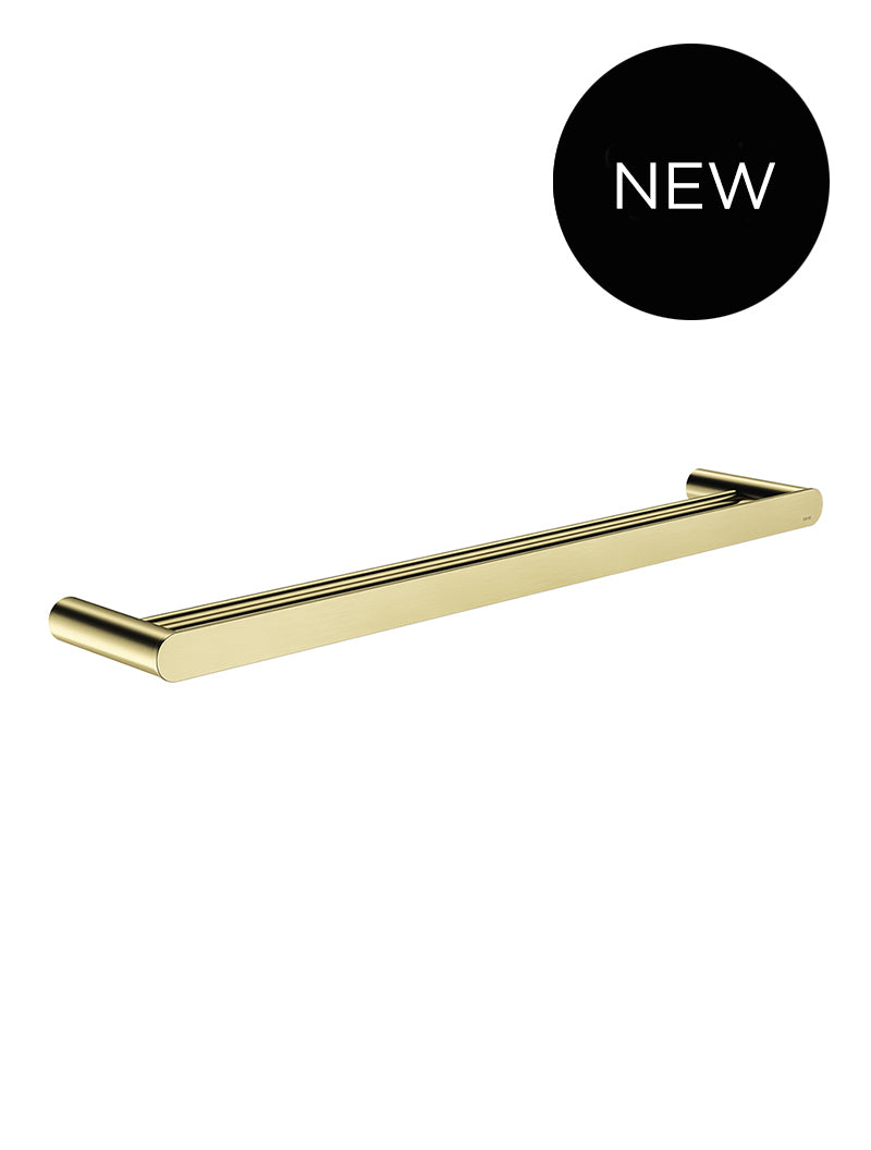 Curvaé Double Towel Rail 600mm - PVD Tiger Bronze