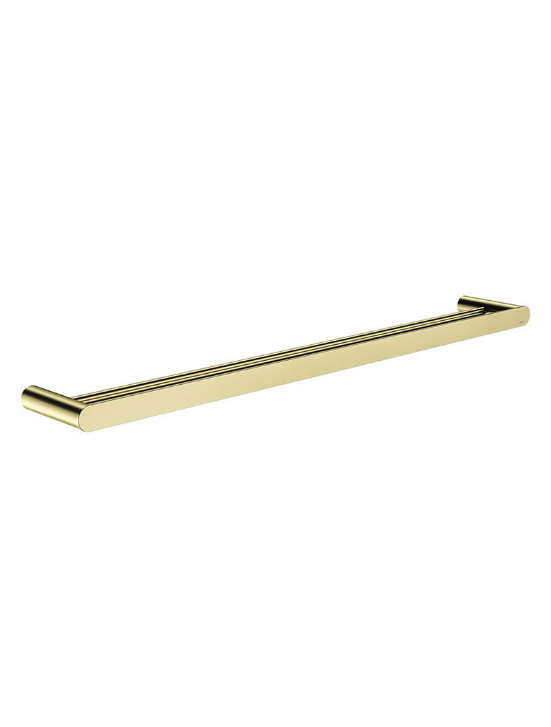 Curvaé Double Towel Rail 800mm - PVD Tiger Bronze