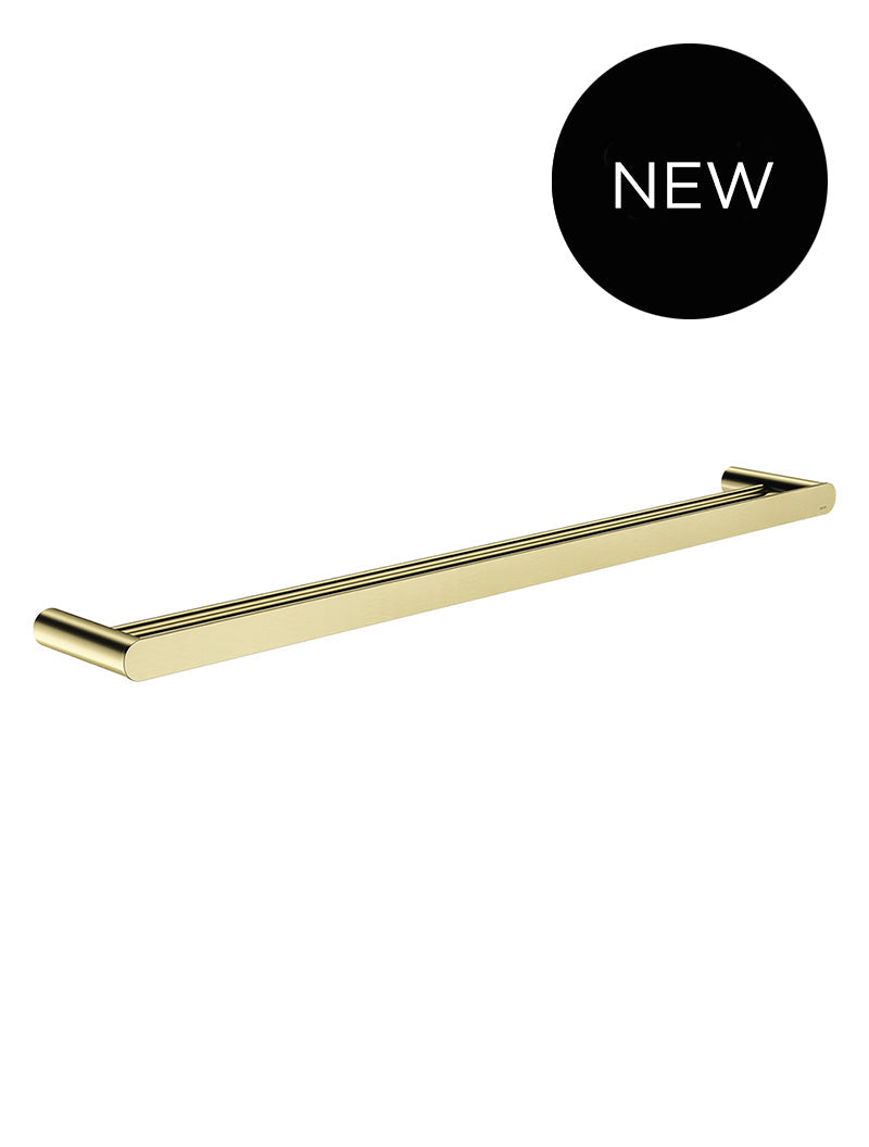 Curvaé Double Towel Rail 800mm - PVD Tiger Bronze