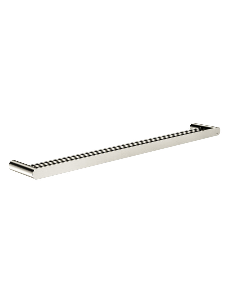 Curvaé Double Towel Rail 800mm - PVD Brushed Nickel