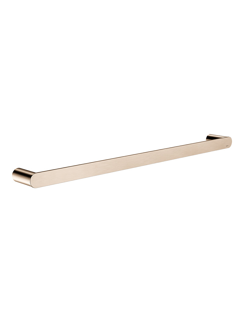 Curvaé Single Towel Rail 600mm - Champagne