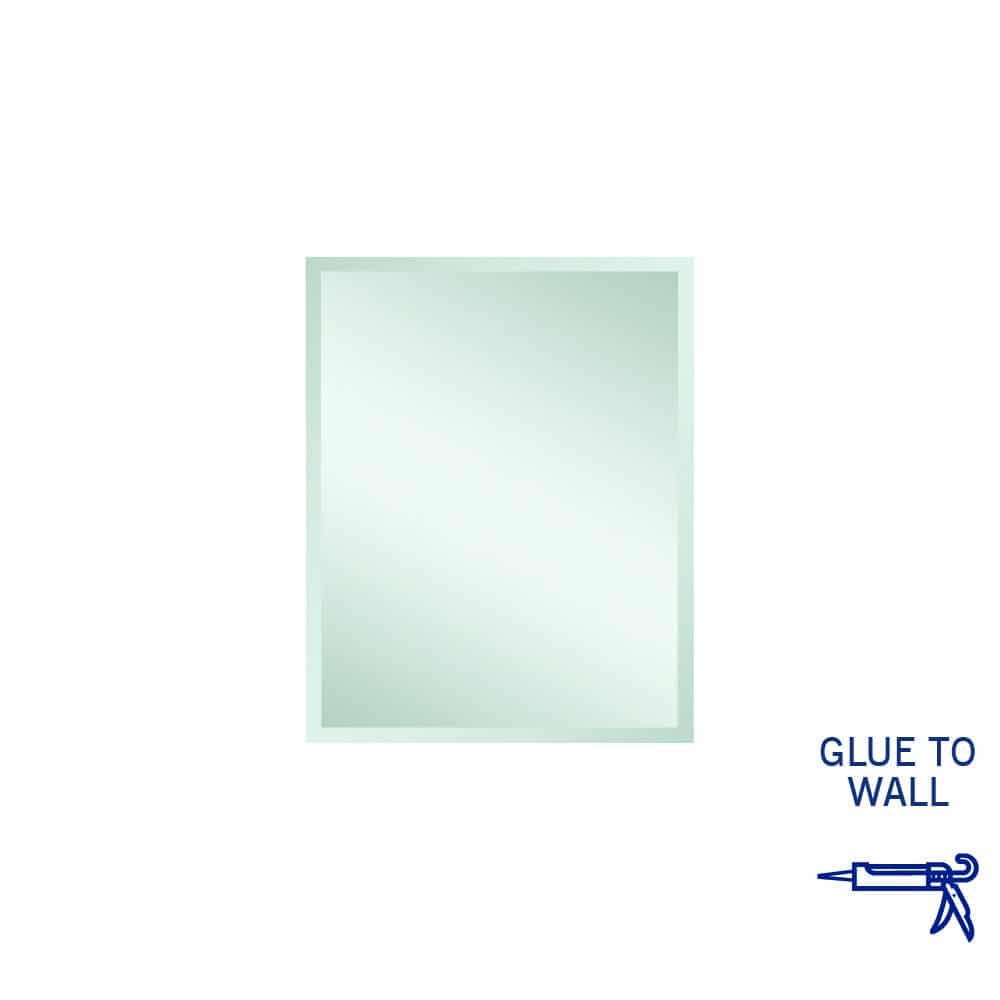 Montana Rectangle 25Mm Bevel Edge Mirror - 600X750Mm Glue-To-Wall