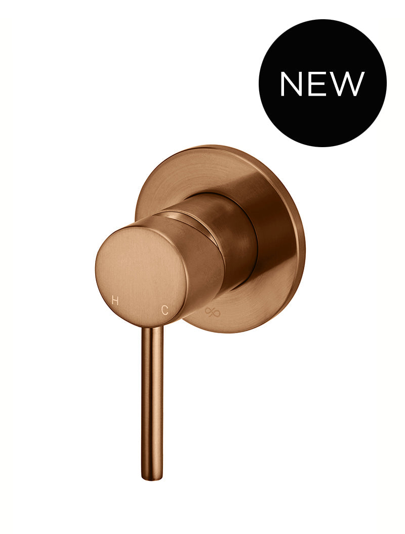 Round Wall Mixer Trim Kit (In-wall Body Not Included) - Lustre Bronze
