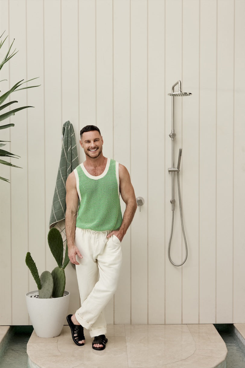 Outdoor Combination Shower Rail - SS316