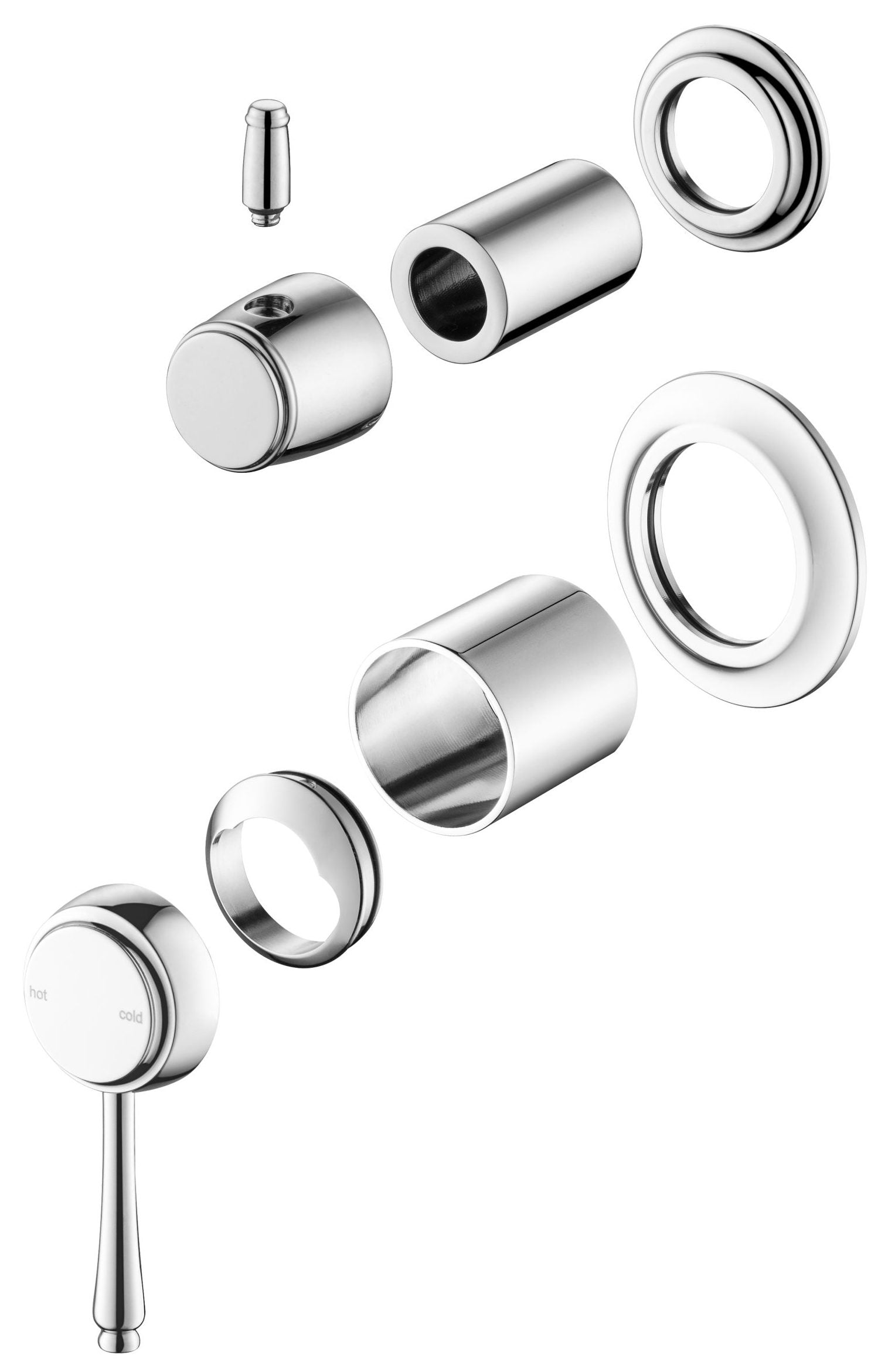 Mica Heritage Shower Mixer Diverter - TRIM KIT ONLY