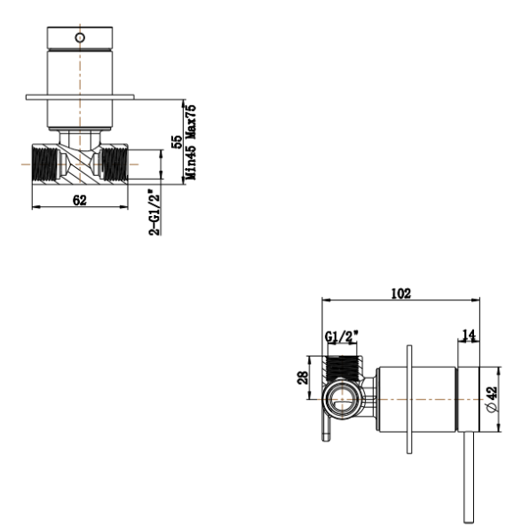 Mica Shower Mixer - BODY
