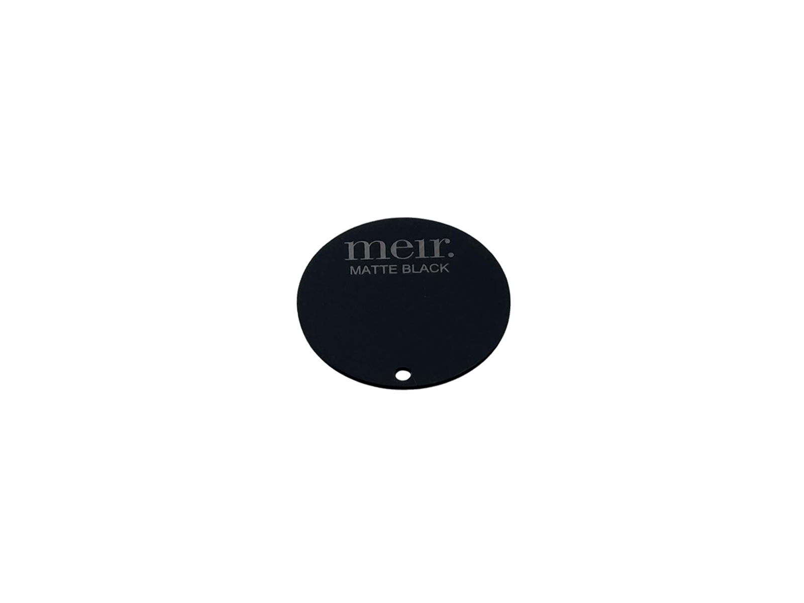 Round Colour Sample Disc - Matte Black