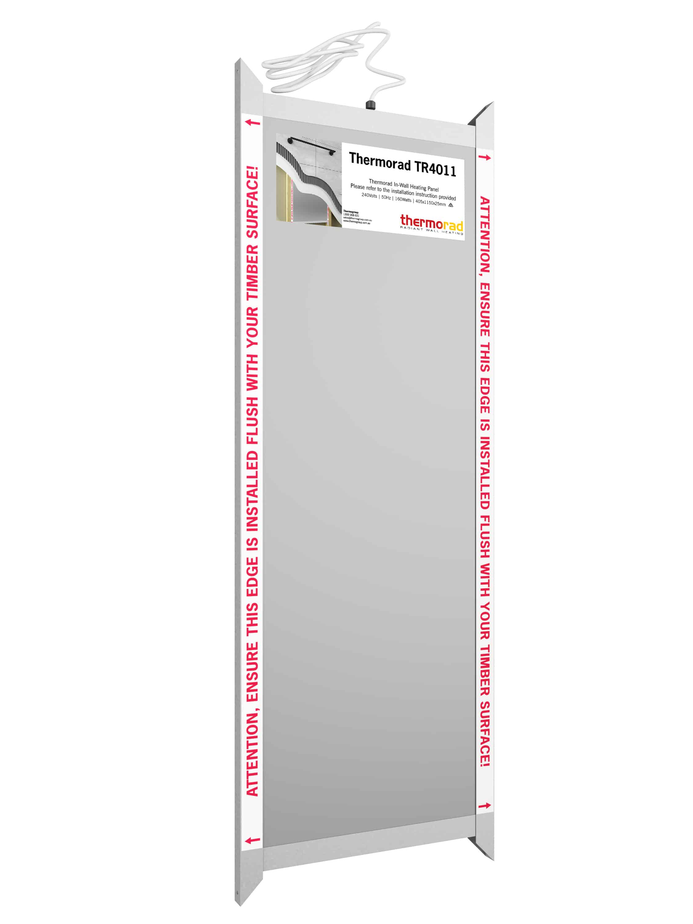 Thermorad Heated Wall Panel - 405X1150Mm 160W