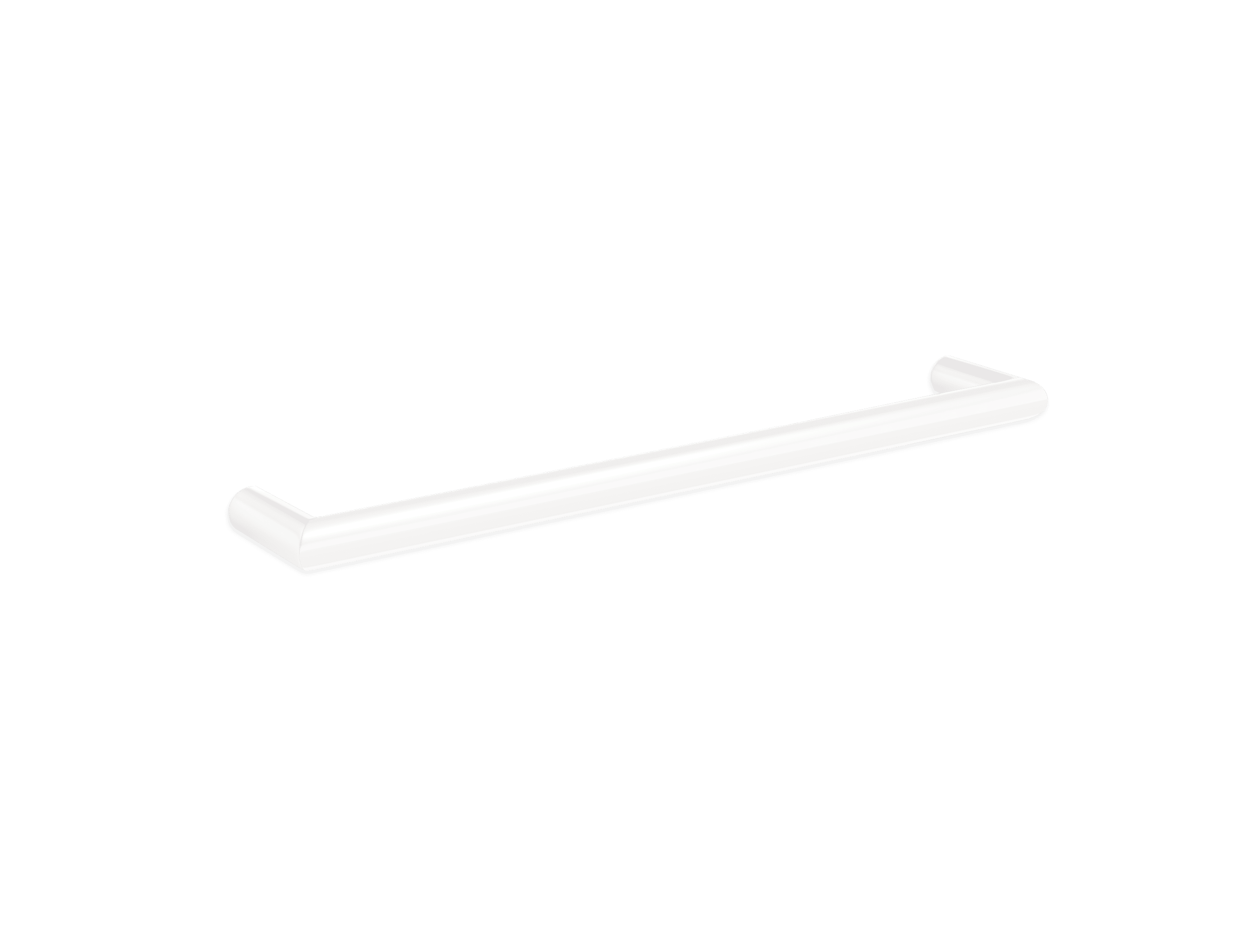 Thermorail Round Single Rail 632X32X100Mm 18Watts - White - Includes Transformer