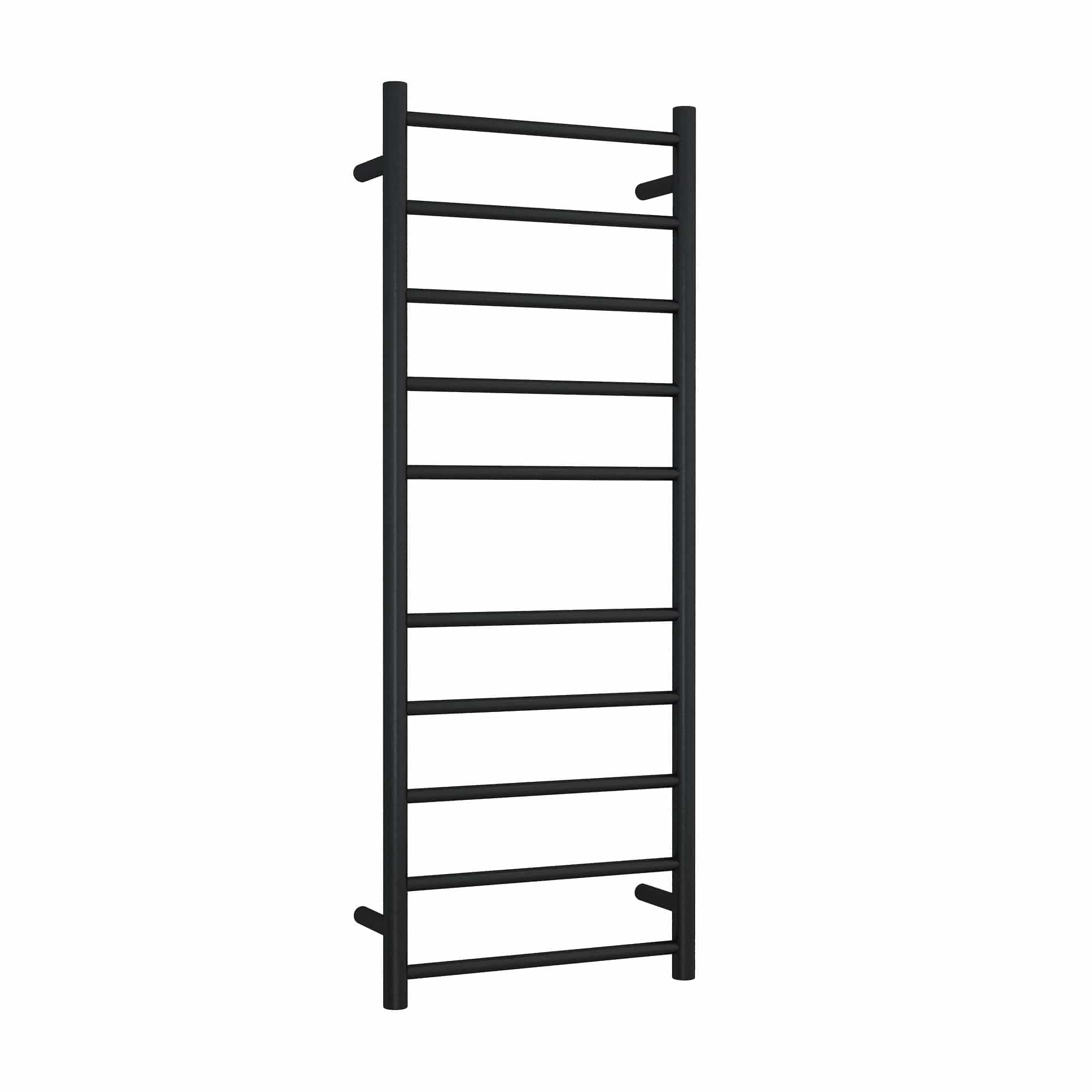 Thermorail Straight/Round 450X1200X122Mm 110Watts 10 Bars - Matt Black