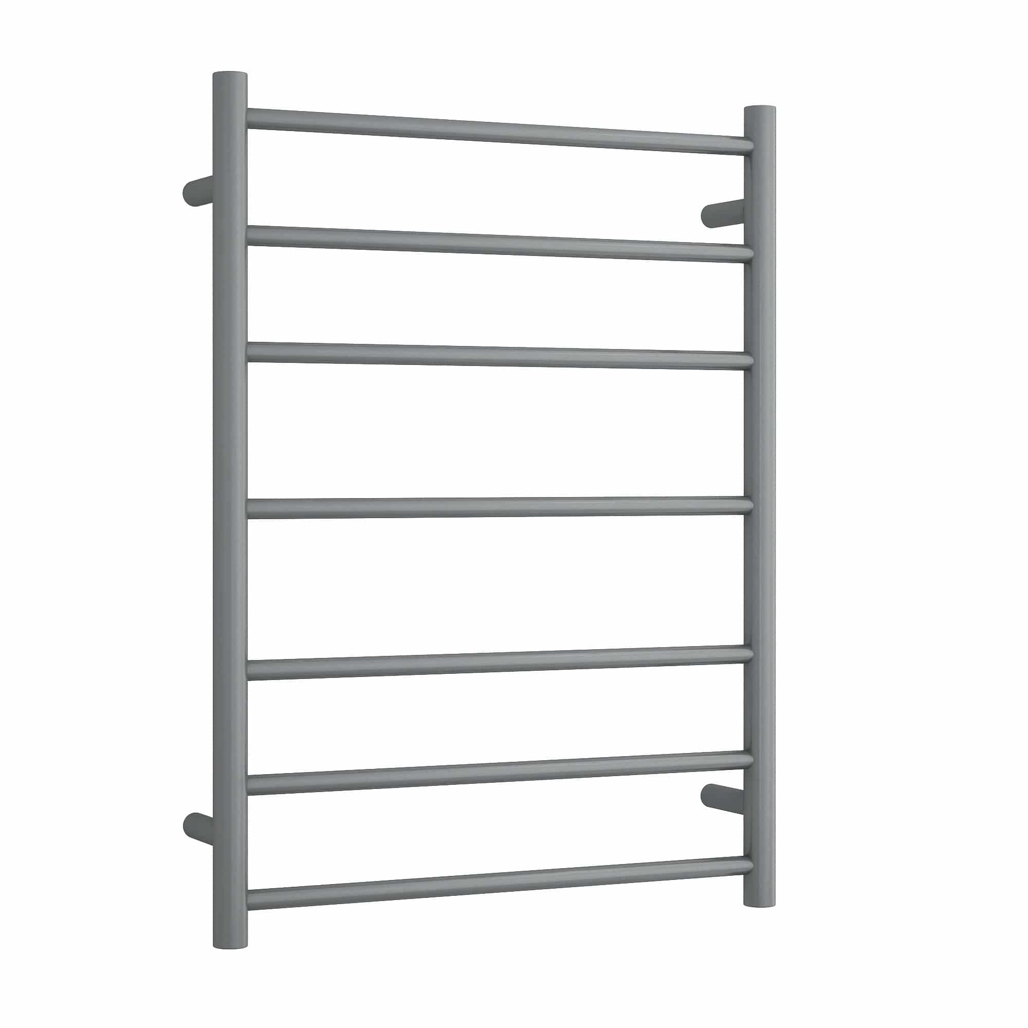 Thermorail Straight/Round 600X800X122Mm 80Watts 7 Bars - Gun Metal