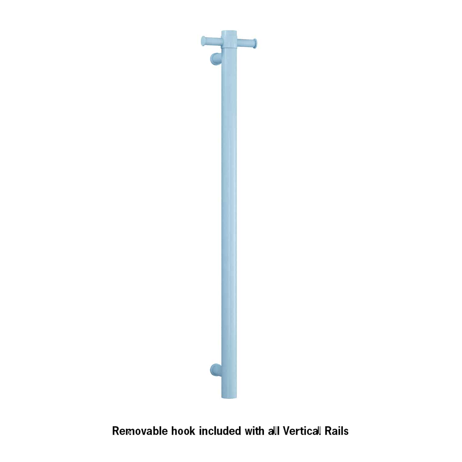 Thermorail Straight/Round 12Volt Vertical Bar 900X142X100Mm 26Watts With Optional Hook - Horizon Blue