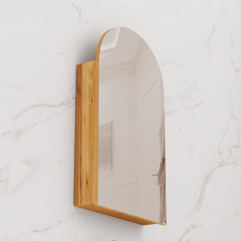 Arka Shaving Cabinet - Blackbutt - 500