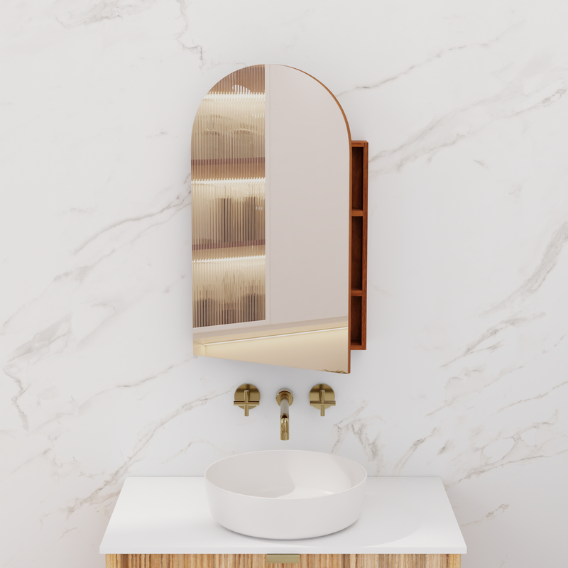 Arka Shaving Cabinet - Tasmanian Blackwood - 600