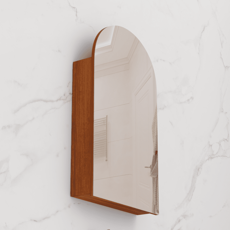 Arka Shaving Cabinet - Walnut - 600