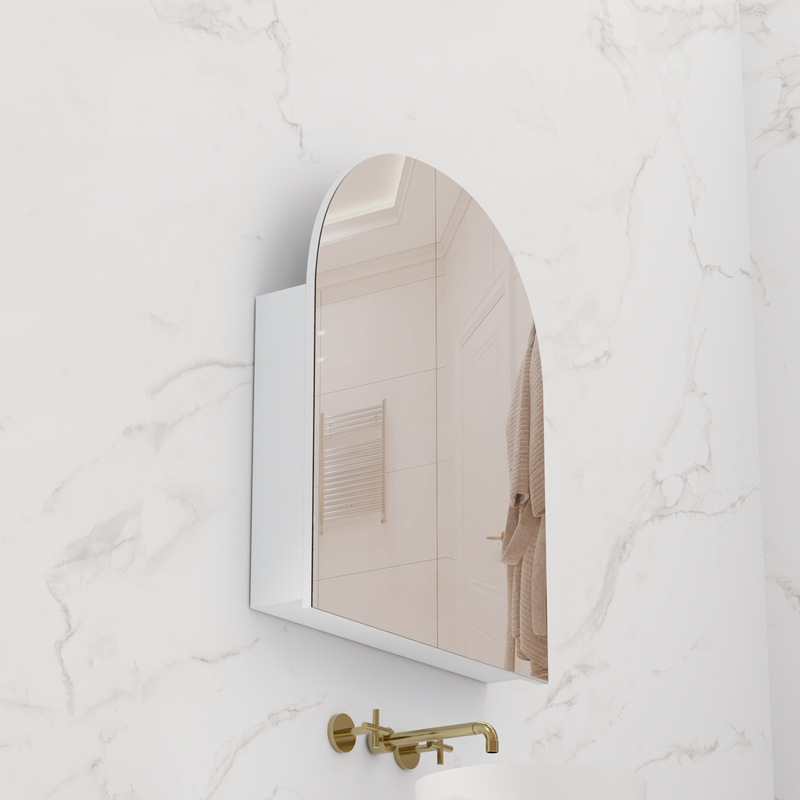 Arka Shaving Cabinet - Matte White - 800