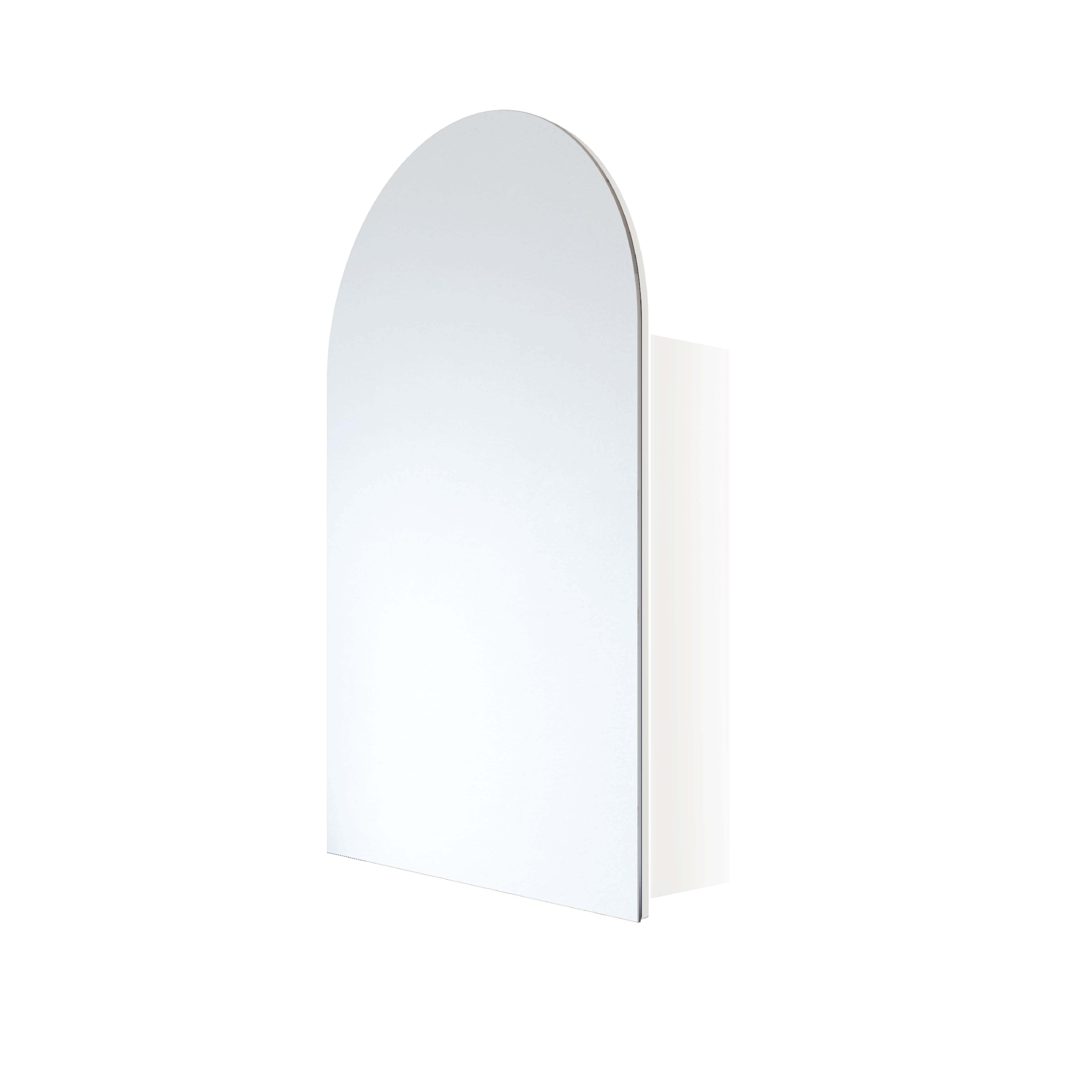 Vienna Arch White Mirror Cabinet - 500X800X150Mm