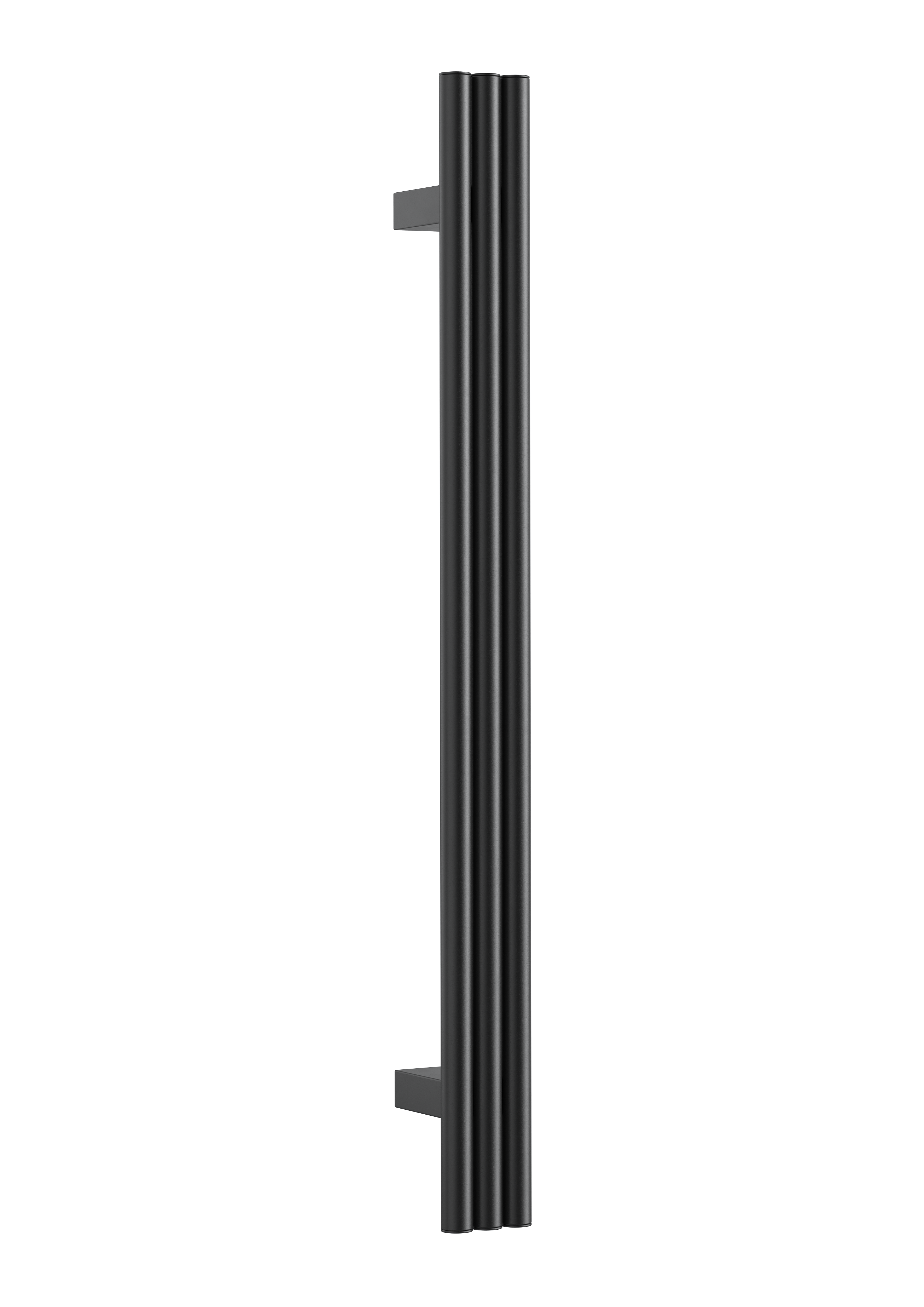 Thermorail Round/Triple Tube 12Volt Vertical Bar 900X75X100Mm 39Watts - Matt Black