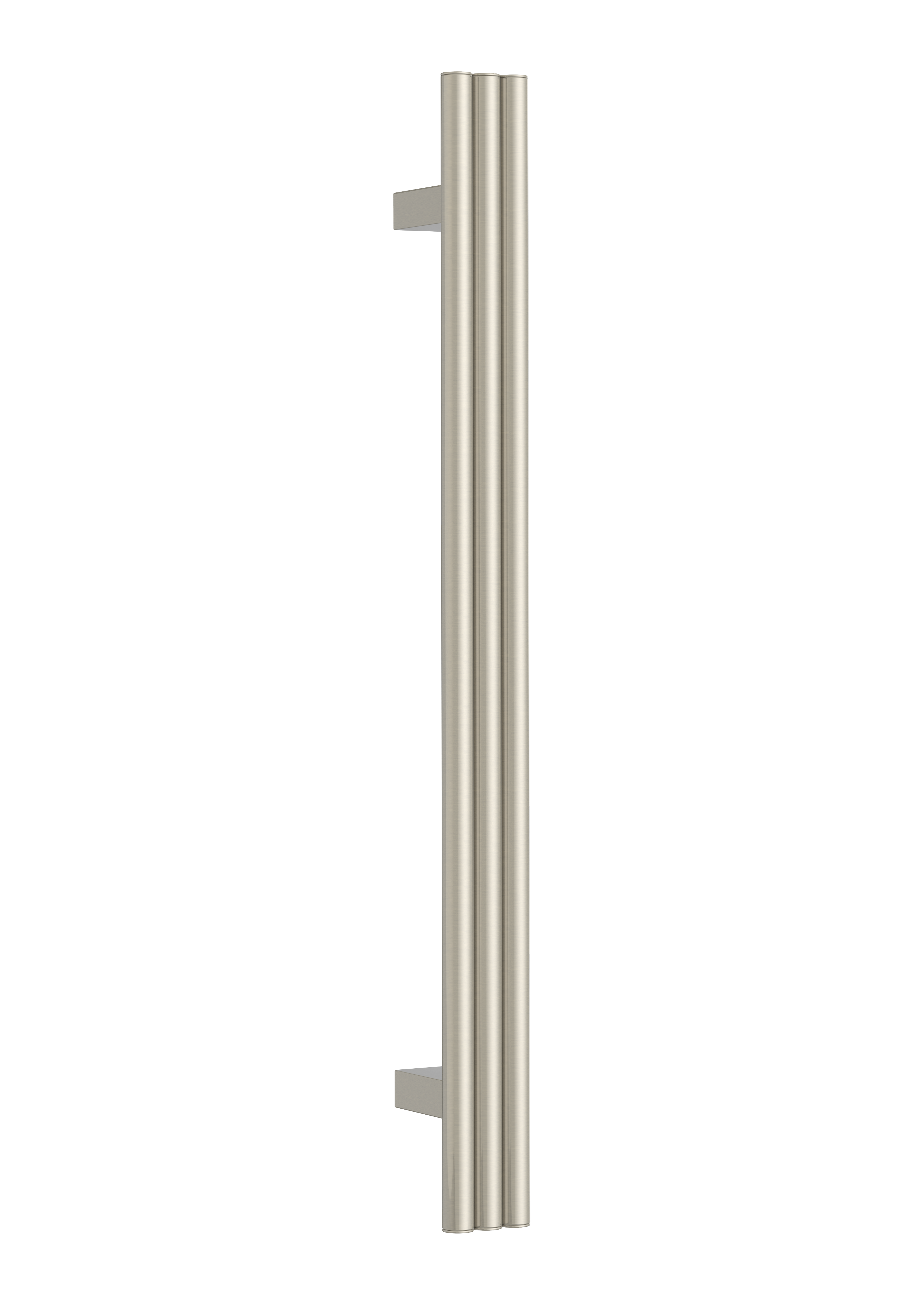 Thermorail Round/Triple Tube 12Volt Vertical Bar 900X75X100Mm 27Watts - Brushed Nickel