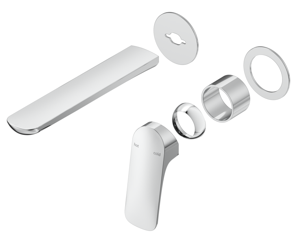 Kaza Wall-Spout Combo - 2P - TRIM KIT ONLY